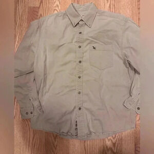 Eddie Bauer Men’s Button Up Size Medium Polo Long Sleeve‎